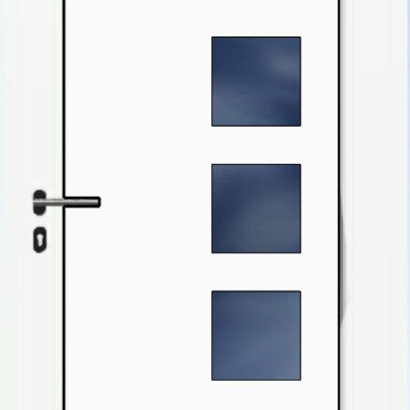 Ulazna vrata / Desna / 1000 x 2100 / Bijela / Prima 2001