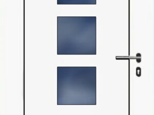 Ulazna vrata / Lijeva / 1000 x 2100 / Bijela / Prima 5001