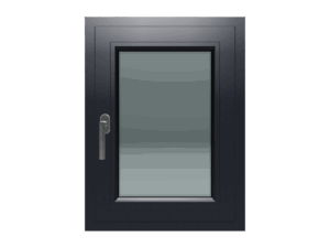 Jednokrilni prozor / Desni / 600 x 800 / Antracit / Dvoslojno staklo - MRAZ