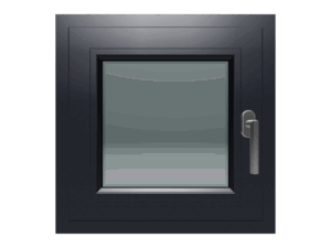 Jednokrilni prozor / Lijevi / 600 x 600 / Antracit / Troslojno staklo
