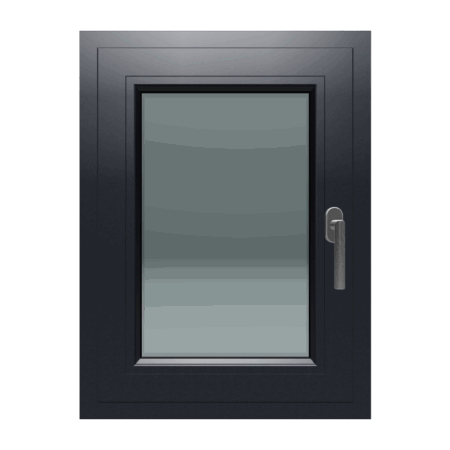 Jednokrilni prozor / Lijevi / 600 x 800 / Antracit / Troslojno staklo