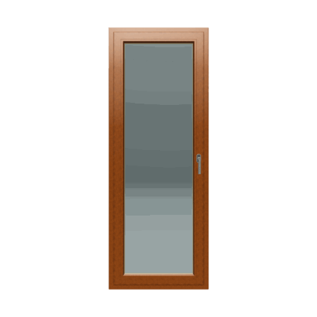 Jednokrilni prozor / Lijevi / 800 x 2000 / Zlatni hrast / Troslojno staklo