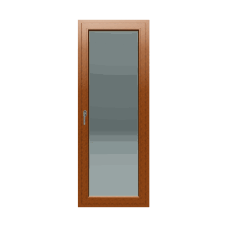 Jednokrilni prozor / Desni / 800 x 2000 / Zlatni hrast / Troslojno staklo