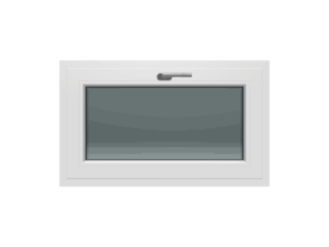 Jednokrilni prozor / Ventus / 1200 x 600 / Bijeli / Dvoslojno staklo