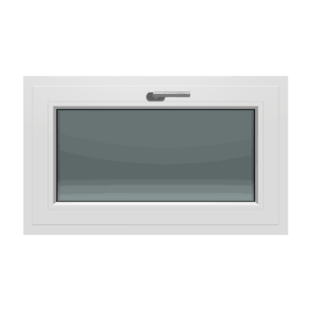 Jednokrilni prozor / Ventus / 1000 x 600 / Bijeli / Troslojno staklo