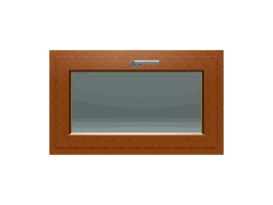 Jednokrilni prozor / Ventus / 1000 x 600 / Zlatni hrast / Troslojno staklo