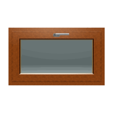 Jednokrilni prozor / Ventus / 1200 x 600 / Zlatni hrast / Dvoslojno staklo