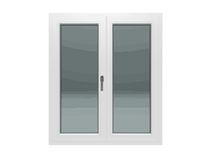 Dvokrilni prozor / Lijevi / 1200 x 1400 / Bijela / Troslojno staklo