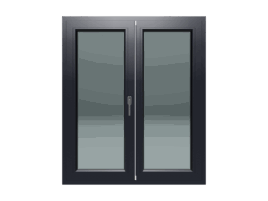 Dvokrilni prozor / Lijevi / 1200 x 1400 / Antracit / Troslojno staklo