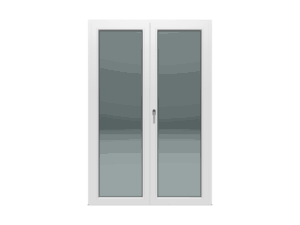 Dvokrilni prozor / Desni / 1600 x 2100 / Bijeli / Troslojno staklo