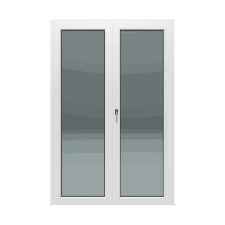 Dvokrilni prozor / Desni / 1600 x 2100 / Bijeli / Troslojno staklo