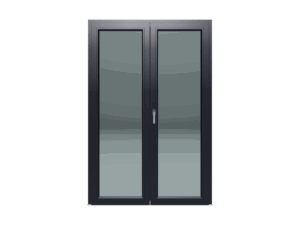 Dvokrilni prozor / Desni / 1600 x 2100 / Antracit / Troslojno staklo