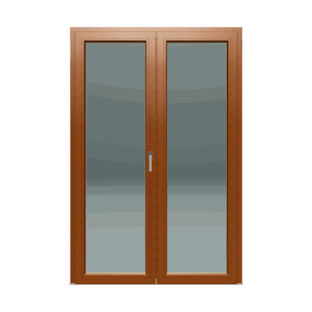 Dvokrilni prozor / Lijevi / 1400 x 2100 / Zlatni hrast / Dvoslojno staklo