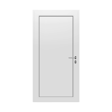 Pomoćna vrata / Lijeva / 1000 x 2100 / Bijela / Puni panel