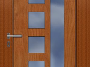 Ulazna vrata / Desna / 1000 x 2100 / Zlatni hrast / Prima 6001