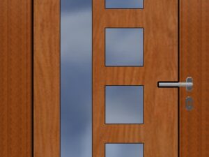 Ulazna vrata / Lijeva / 1000 x 2100 / Zlatni hrast / Prima 6001